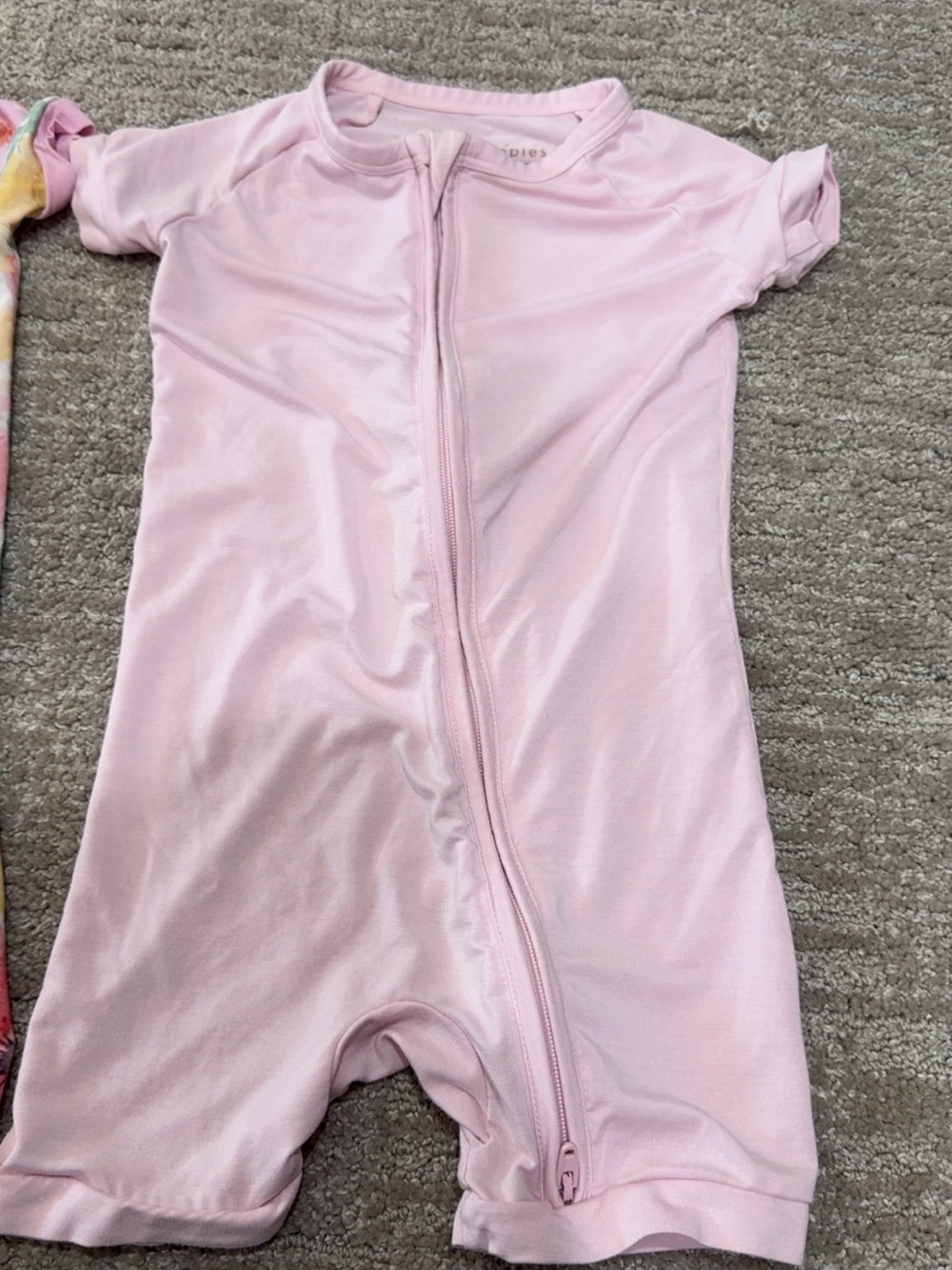 Little sleepies shorty pink